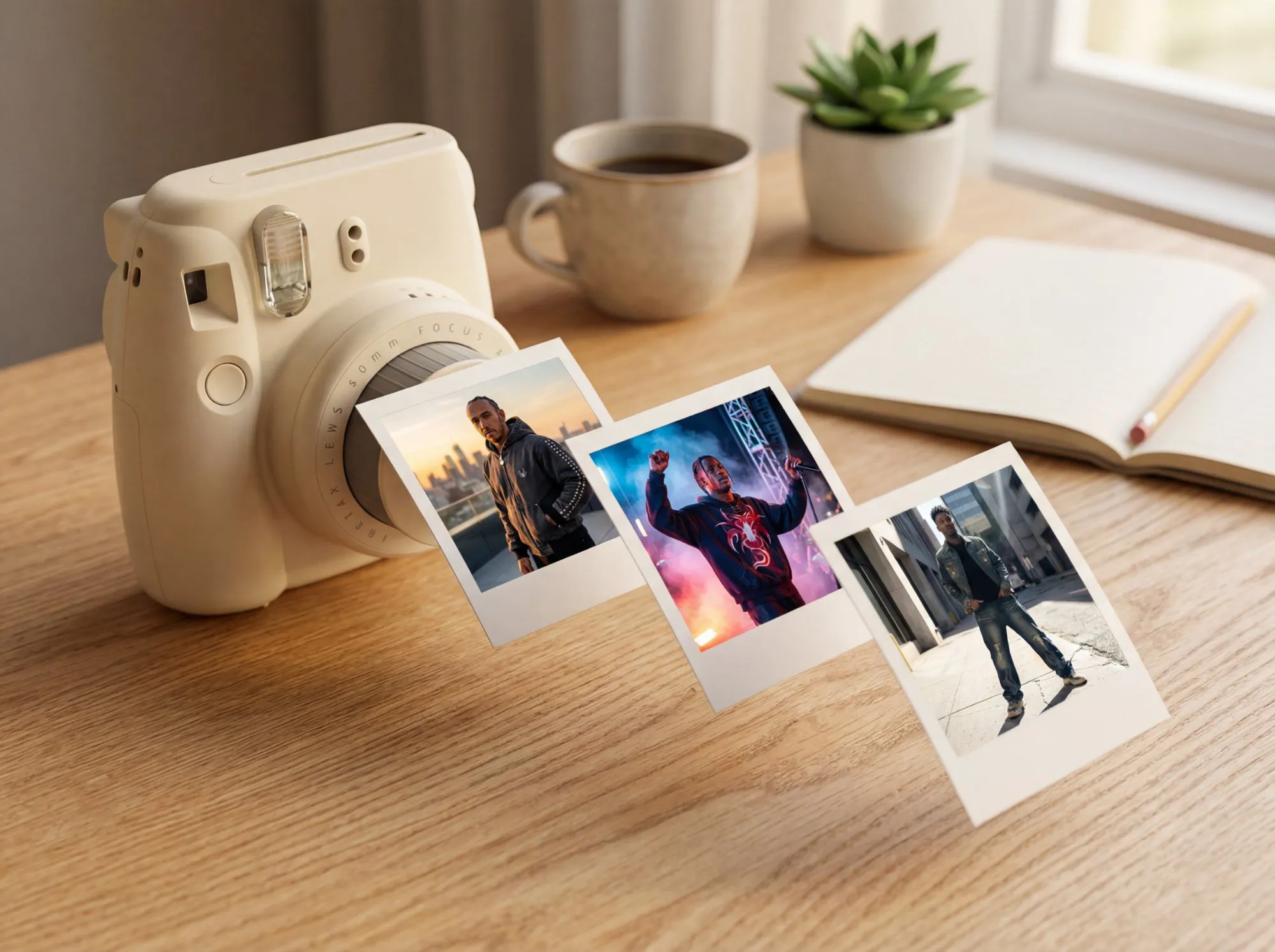 AI portréty — Polaroid série