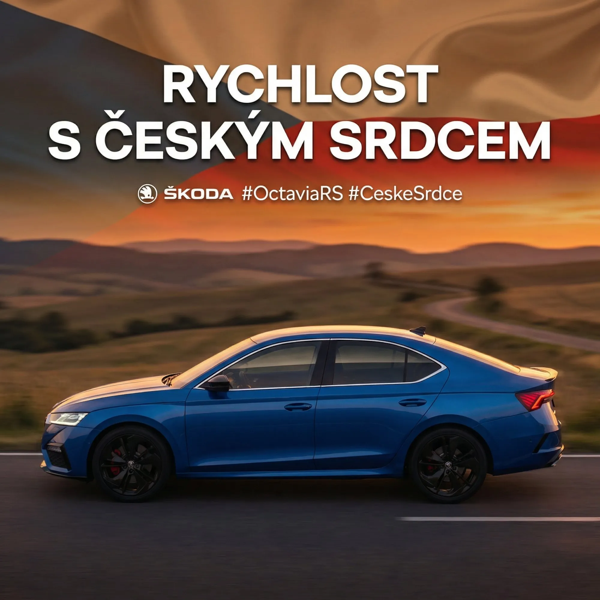 Škoda Octavia RS — Česká vlajka
