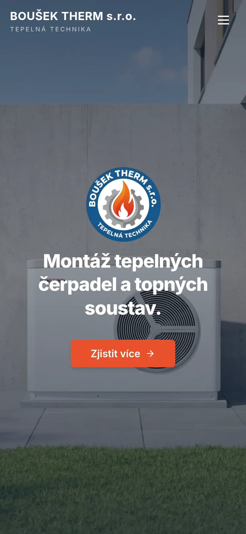 Boušek Therm s.r.o. — mobile preview