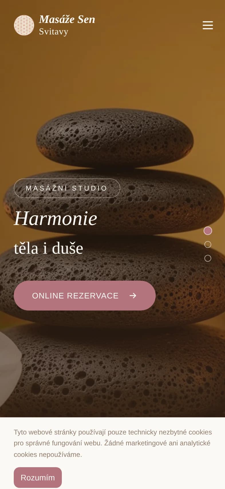 Masáže Sen Svitavy — mobile preview